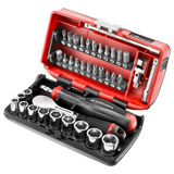 R.181NANO - Facom R.181NANO 1/4" 38-piece NANO Socket Set with High Precision Ratchet - Image 2
