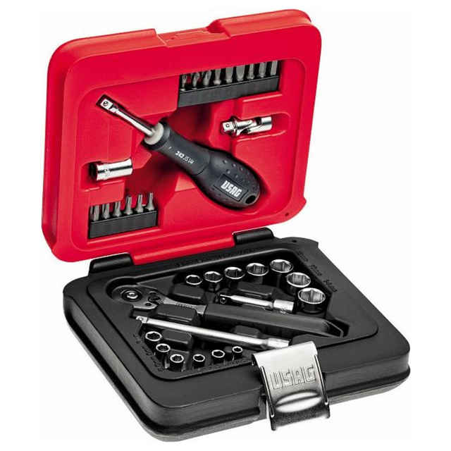 U06010021 - Set Bussole USAG 601 1/4 JS34 34 Pezzi
