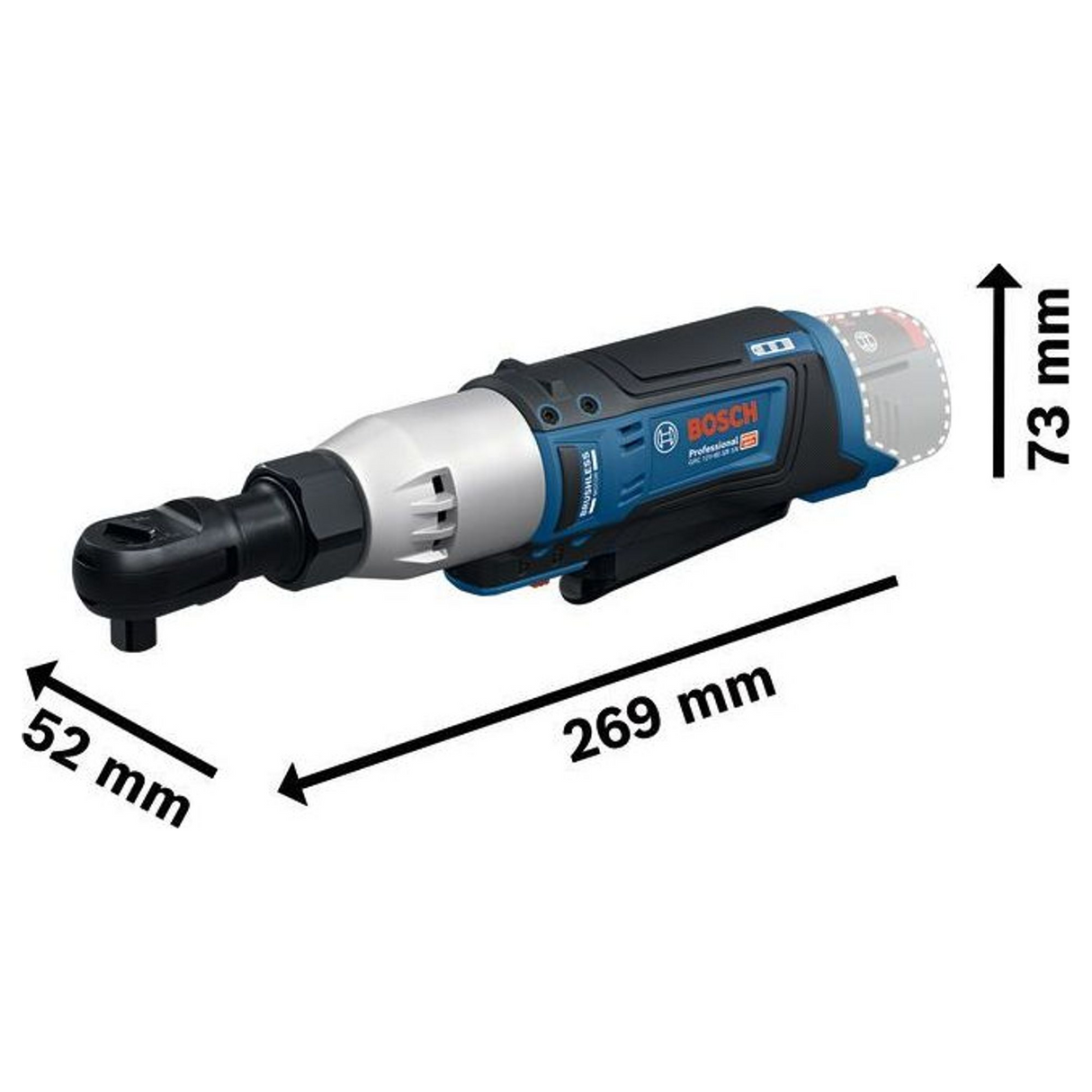 06019N8301 - Ratchet wrench Bosch GRC 12V-60 3/8 SN PRO 12V - Image 15