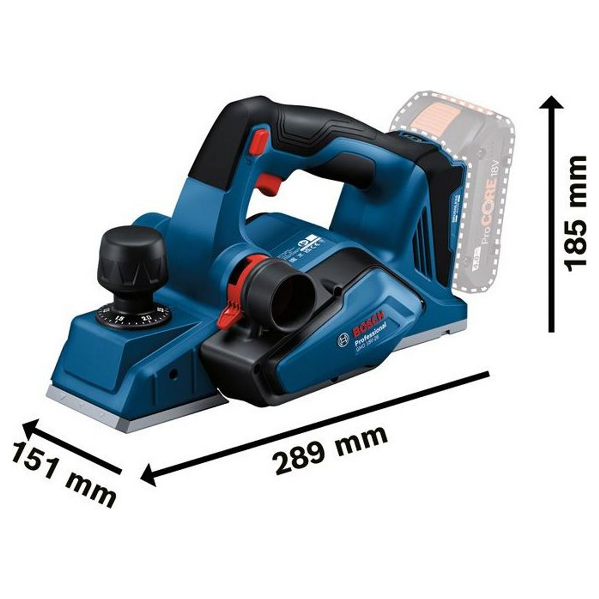 06015B5000 - Planer Bosch GHO 18V-26 PRO 18V - Image 25