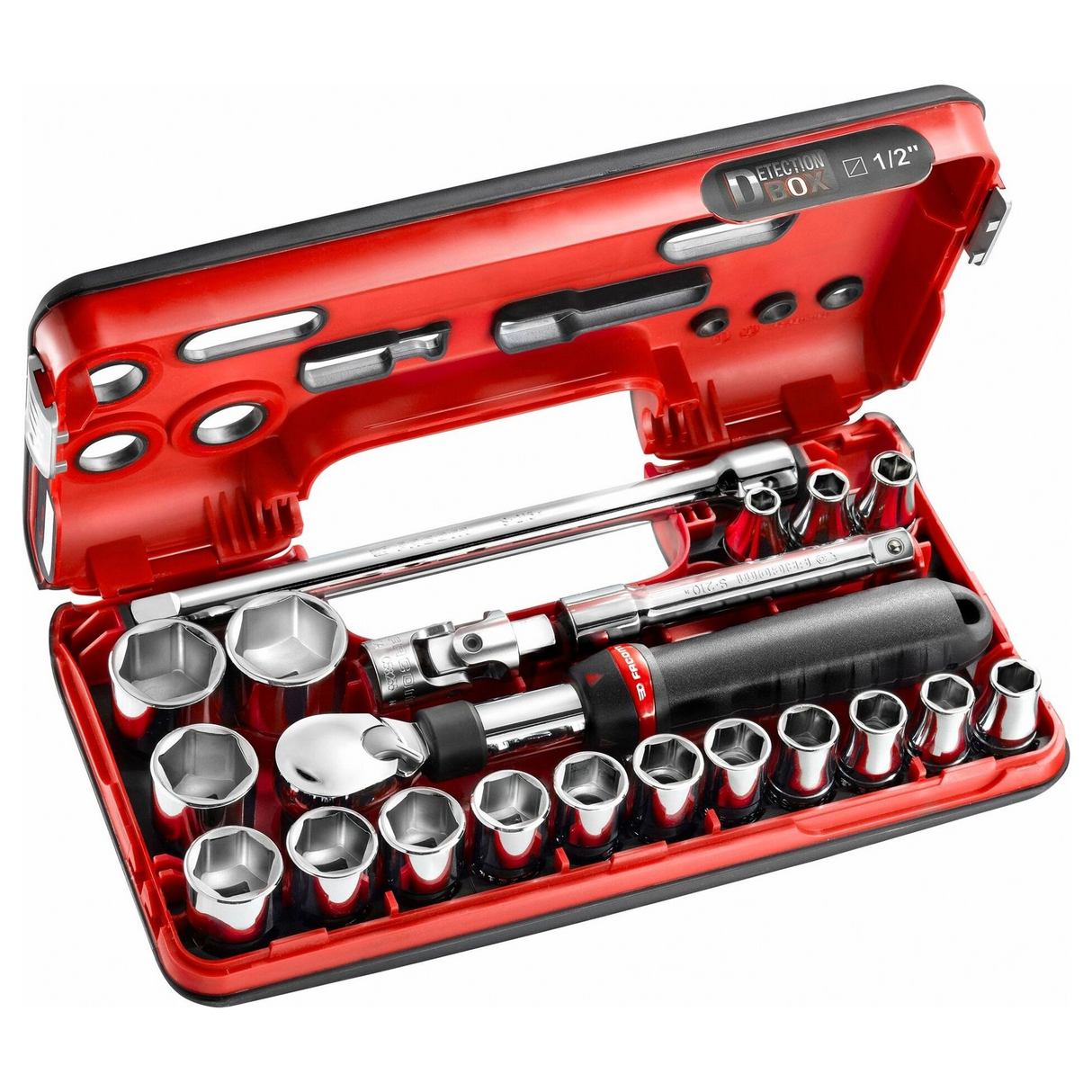 SXL.DBOX1PB - Facom SXL.DBOX1PB 1/2" Socket Set with 21-Piece Extendable Ratchet